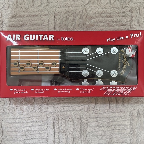 Air Guitar by Totes - With Lights Infrared Guitar String lights up when played - Picture 5 of 16